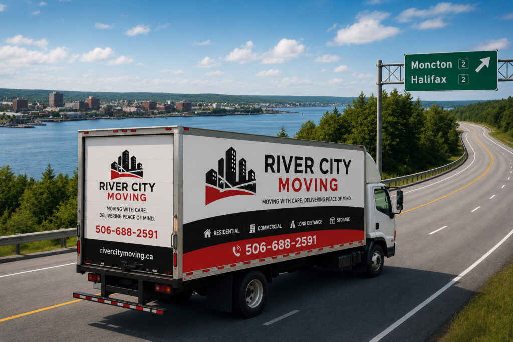 Long distance move between Moncton and Halifax
